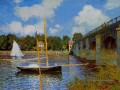 Le pont routier d’Argenteuil III Claude Monet